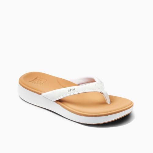 REEF Cushion Cloud Womens Sandal White-tan