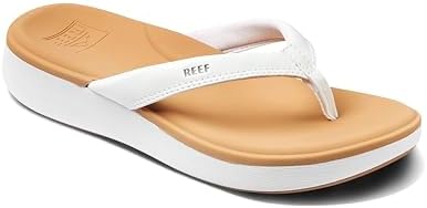 REEF Cushion Cloud Womens Sandal White-tan