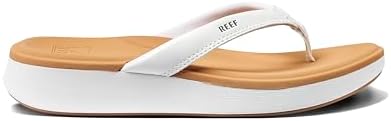 REEF Cushion Cloud Womens Sandal White-tan
