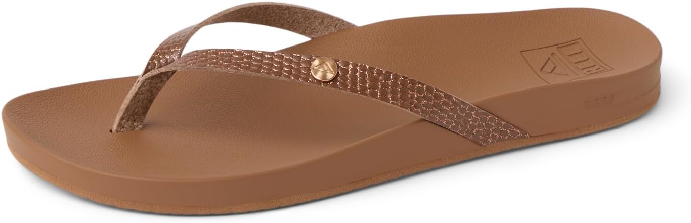 REEF Women's Sandals, Vista Ivy Chocolate Glitter