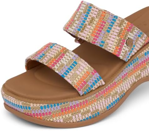 REEF Women's Lofty Lux Hi Slides Beachy Woven