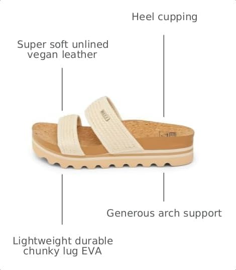 REEF Women's Sandals, Cushion Vista Hi Vintage Raffia