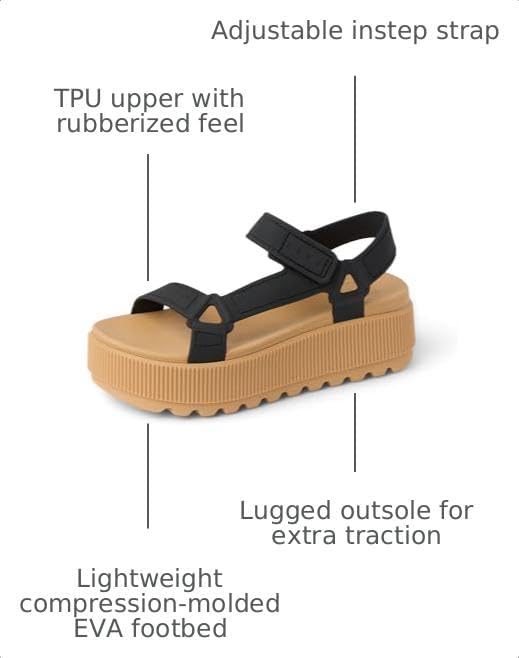 REEF Women's, Water Rem Higher Sandal BlackTan