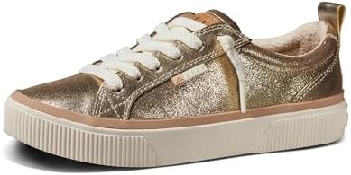 REEF Women's Lay Day Dawn Leather Shoes Champagne Suede