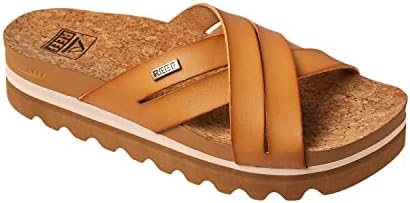 REEF Women's Cushion Bloom Hi Platform Sandals Natural