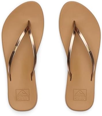Reef Women’s Cushion Slim Flip Flop Sandal Bronze-brown