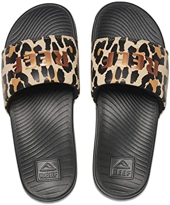 REEF One Slide Womens Sandal Classic Leopard
