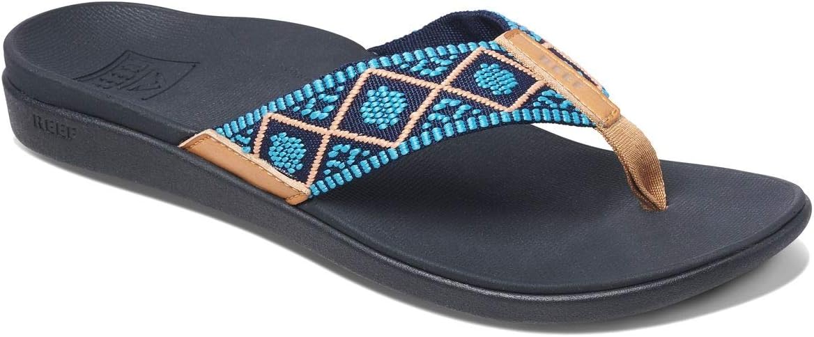 REEF Women's Orthotic Woven Sandals Aqua