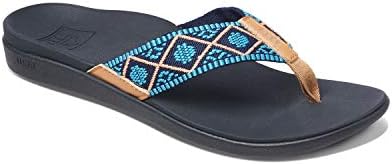 REEF Women's Orthotic Woven Sandals Aqua