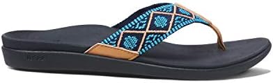 REEF Women's Orthotic Woven Sandals Aqua