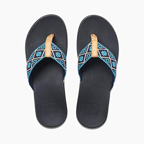 REEF Women's Orthotic Woven Sandals Aqua