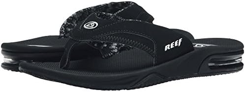 REEF Women's Fanning Bottle Opener Flip Flops Black