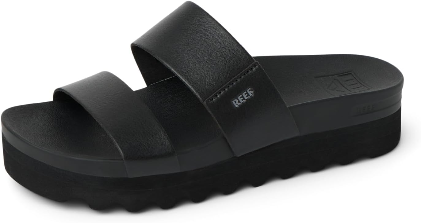 REEF Women's Sandals, Cushion Vista Hi BlackBlack