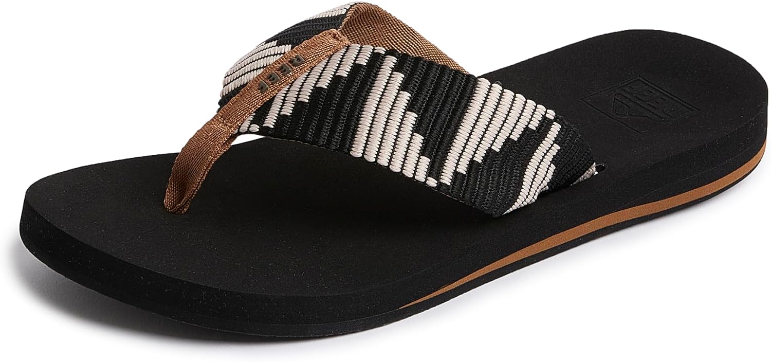 REEF Women's Sandals Spring Woven Flip Flops Pebble