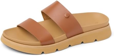 REEF Women's Vista Luxe Thea Platform Sandals Leather Brown