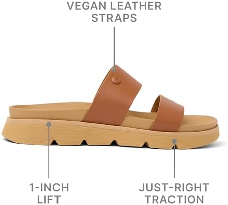 REEF Women's Vista Luxe Thea Platform Sandals Leather Brown