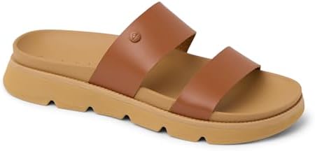 REEF Women's Vista Luxe Thea Platform Sandals Leather Brown
