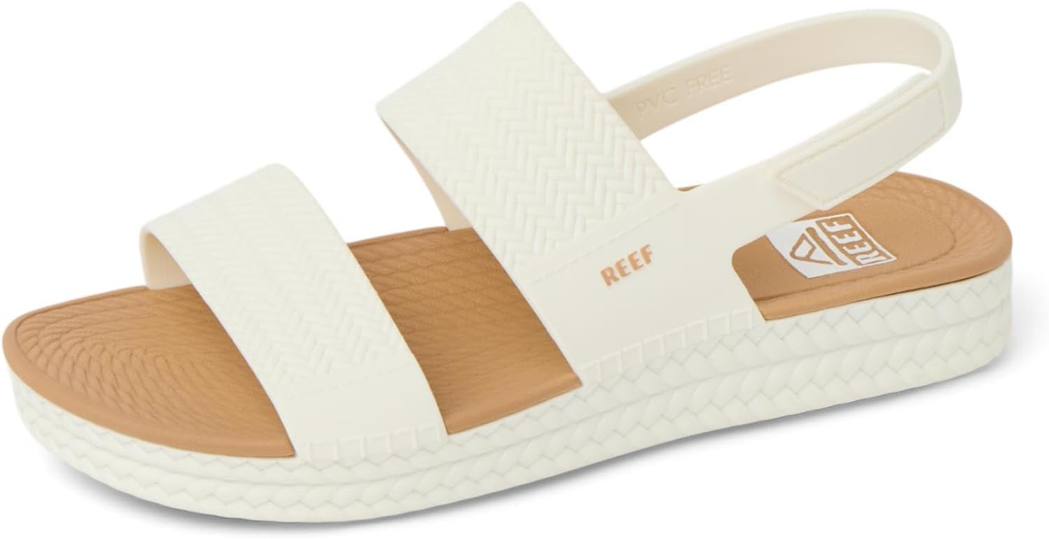 REEF Womens Sandals, Water Vista White-tan