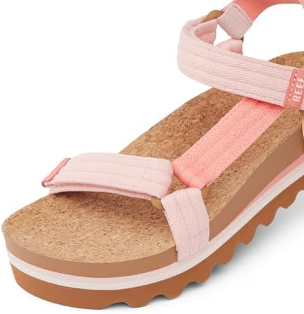 REEF Women's Cushion Rem Hi Platform Sandals Coral Duo