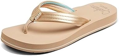 REEF Womens Sandals, Reef Cushion Breeze Golden Hour