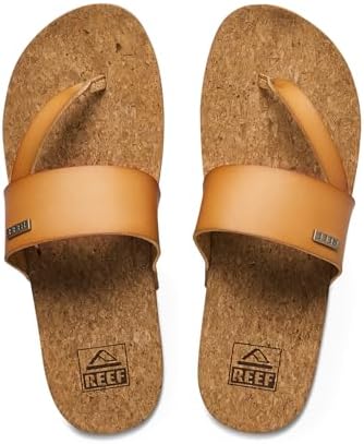 REEF Women's Cushion Sol Hi Platform Sandals Natural