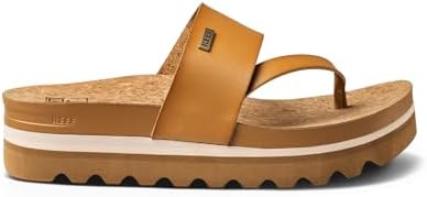 REEF Women's Cushion Sol Hi Platform Sandals Natural