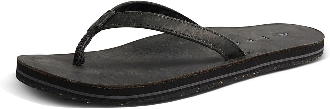 REEF Women's Solana Leather Sandals Dusty Black