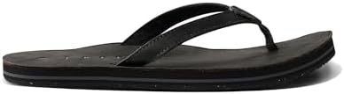 REEF Women's Solana Leather Sandals Dusty Black
