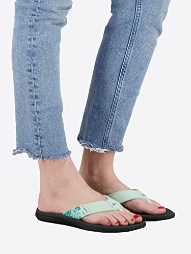 REEF Santa Ana Womens Flip Flop, Arch Support, Water Friendly, Non Marking Outsole Mint