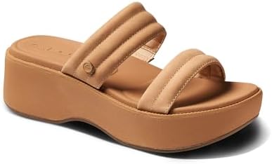 REEF Women's Lofty Lux Hi Slides Natural