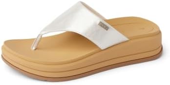 REEF Women's Sandal, Aura Serenity Silver