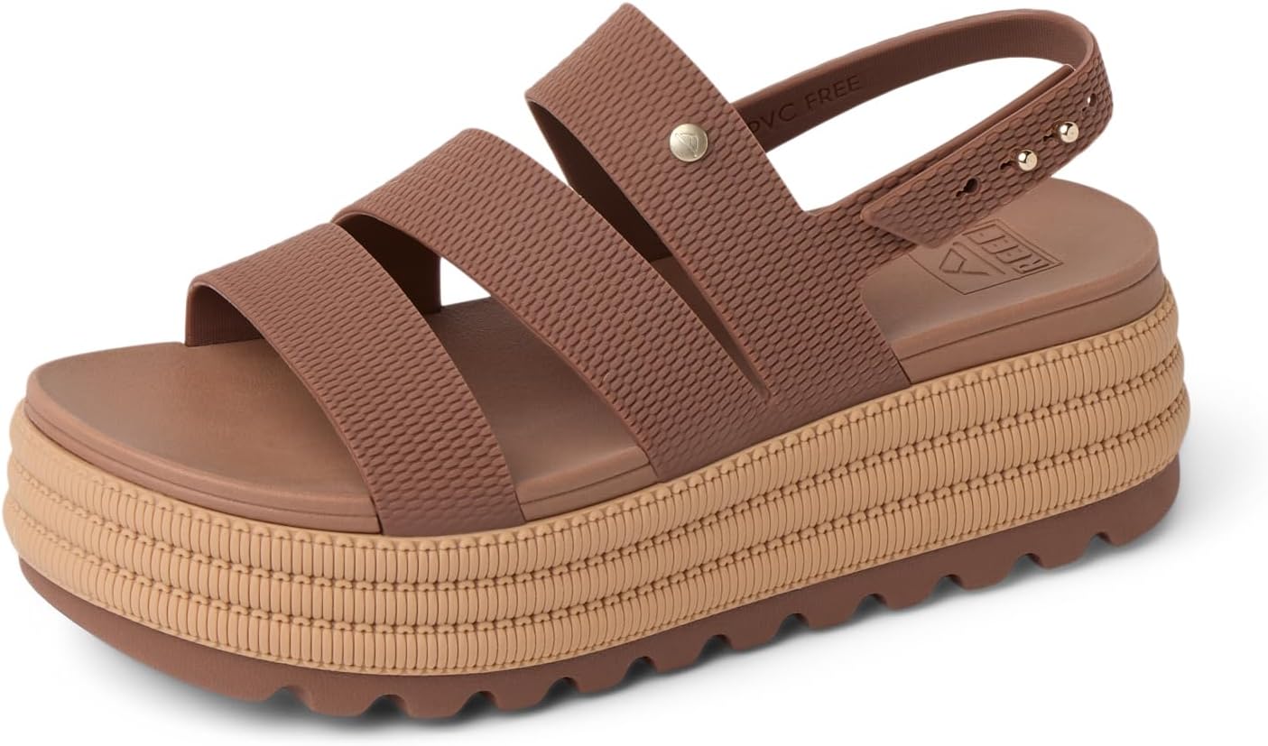 REEF Womens Sandals, Water Vista Higher 2 Chocolate