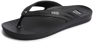 REEF Women's Water Court Beach Flip Flops Black