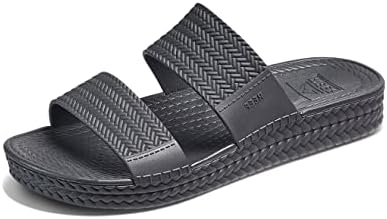 REEF Women's Water Vista Slide Platform Slides Black