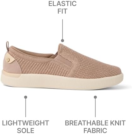 REEF Women's Neptune Elyse Slip-On Shoes Warm Taupe Metallic