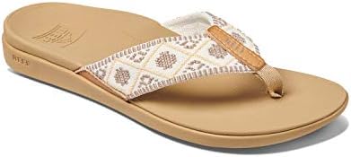 REEF Women's Orthotic Woven Sandals Vintage White