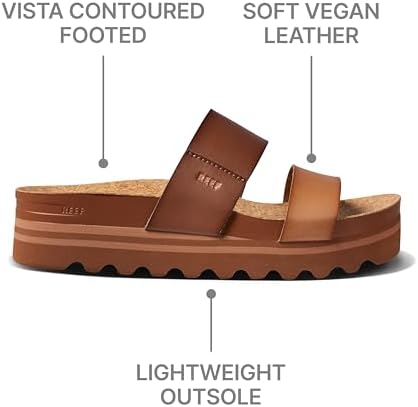 REEF Women's Sandals, Cushion Vista Hi Espresso Duo