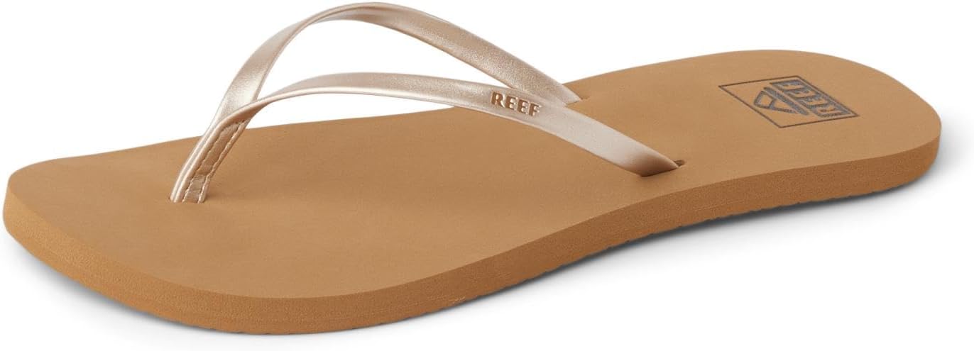REEF Womens Bliss Nights Flip Flop TanChampagne
