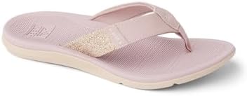 REEF Santa Ana Womens Flip Flop, Arch Support, Water Friendly, Non Marking Outsole Pale Mauve