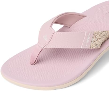 REEF Santa Ana Womens Flip Flop, Arch Support, Water Friendly, Non Marking Outsole Pale Mauve