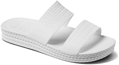 REEF Women's Water Vista Slide Platform Slides White