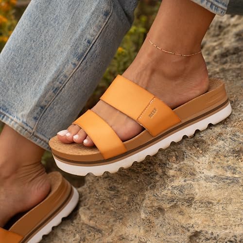 REEF Women's Sandals, Cushion Vista Hi Natural