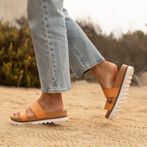 REEF Women's Sandals, Cushion Vista Hi Natural