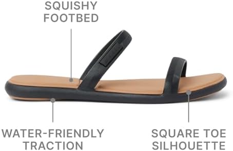 REEF Womens Sandals, Water Willow Marina Black-tan