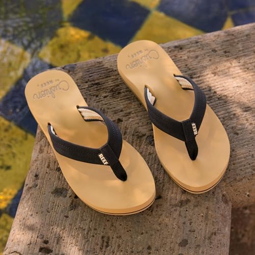 REEF Womens Sandals, Reef Cushion Breeze BlackTan