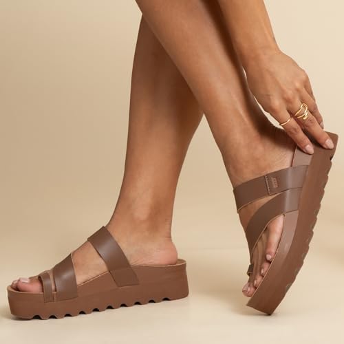 REEF Women's Sandals, Vista Hi Layla Chocolate