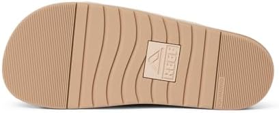 REEF Ojai Two Bar Women's Fashion Slide Sandal, Premium Leather, Soft Cushion Footbed Natural Leather