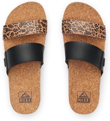 REEF Women's Sandals, Cushion Vista Hi Leopard Duo