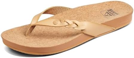 REEF Women's Cushion Court Twist Flip Flops Seashell