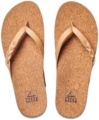 REEF Women's Cushion Court Twist Flip Flops Seashell